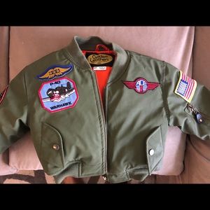 Flight jacket worn twice